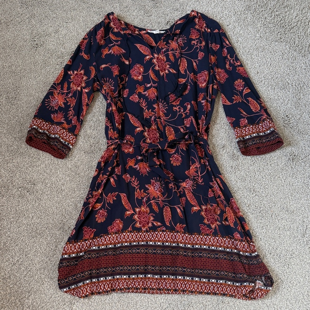 Floral pattern dress